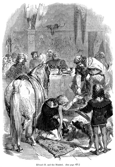 Edward II og minstrellen av Unbekannt