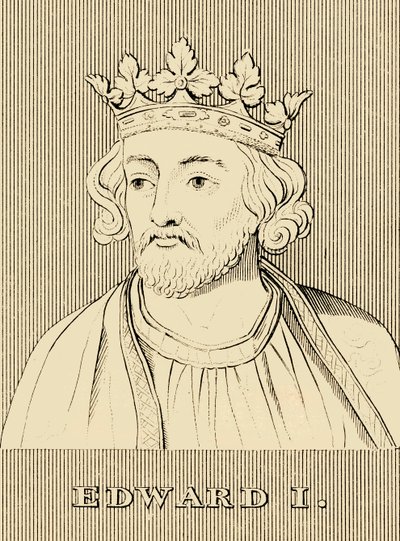 Edward I, 1239-1307, 1830. av Unbekannt