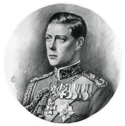 Edward VIII på tidspunktet for hans abdikasjon, 11. desember 1936, 1937 av Unbekannt