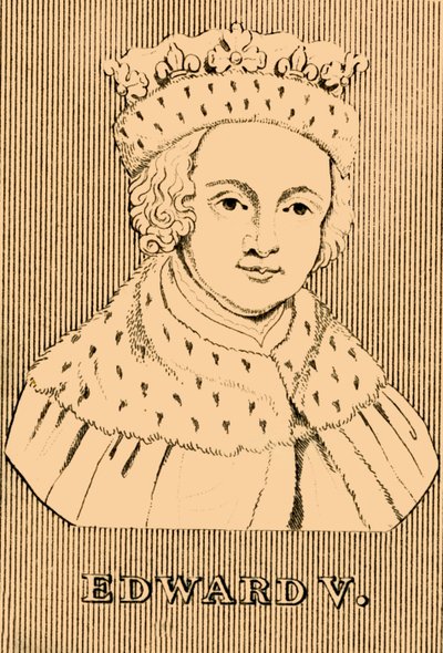 Edward V, 1470-c1483, 1830. av Unbekannt