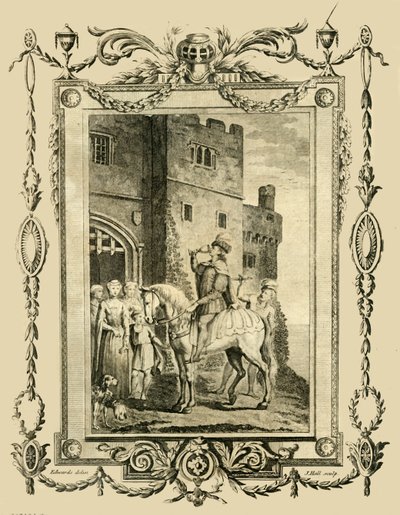 Edward the Martyr knivstukket etter ordre fra sin Stemor, Elfrida, på Corfe Castle, 978, 1783. av Unbekannt