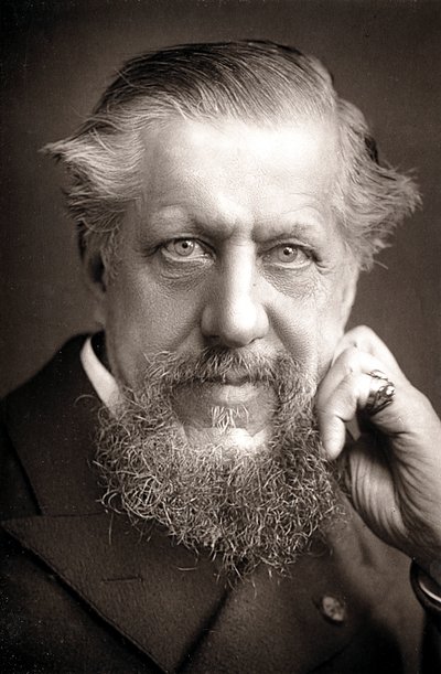 Edwin Arnold 1832-1904, britisk orientalist, poet og journalist, c1890 av Unbekannt