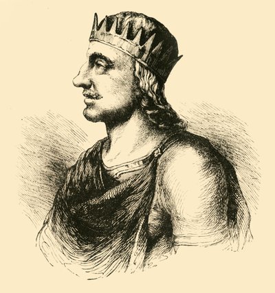 Egbert, konge av England, 771775-839, 1890. av Unbekannt