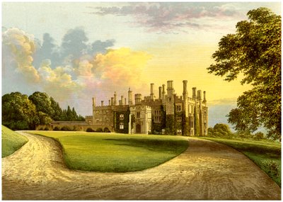 Eggesford House, Devon, hjemmet til jarlen av Portsmouth, c1880 av Unbekannt