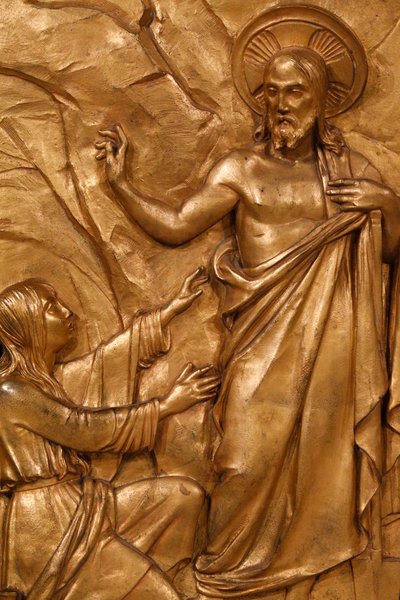 Eglise de la Madeleine - Tabernakeldetalj - Jesus Kristus og Marie Madeleine - Paris, Paris av Unbekannt