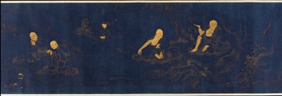 Atten Luohans, Ming-dynastiet, 1500-tallet. av Unbekannt