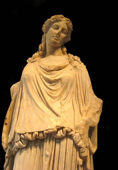 Irene, fredsgudinnen Romersk kopi fra en gresk original, 1st H. 1st cen. AD av Unbekannt