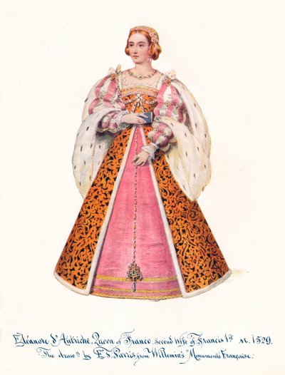 Eleanor av Østerrike, dronning av Frankrike, andre kone til Frans 1., 1911. av Unbekannt