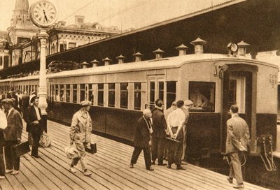 Elektrisk tog med flere enheter, Moskva, USSR, 1920-tallet av Unbekannt