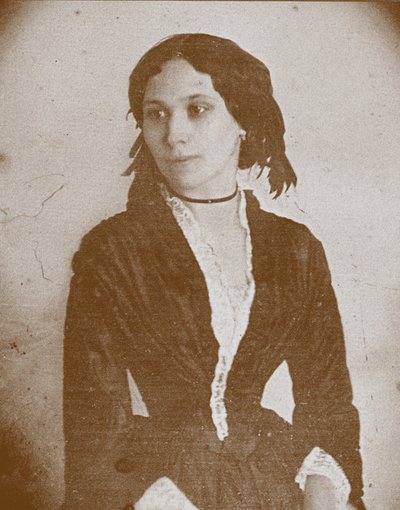 Elena Alexandrovna Denisyeva 1826-1864, CA 1860 av Unbekannt