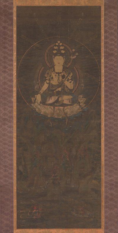 Ellevehodet Kannon på Fudaraka-fjellet, 1200-tallet. av Unbekannt