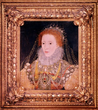 Elizabeth I, dronning av England og Irland, c1580 av Unbekannt