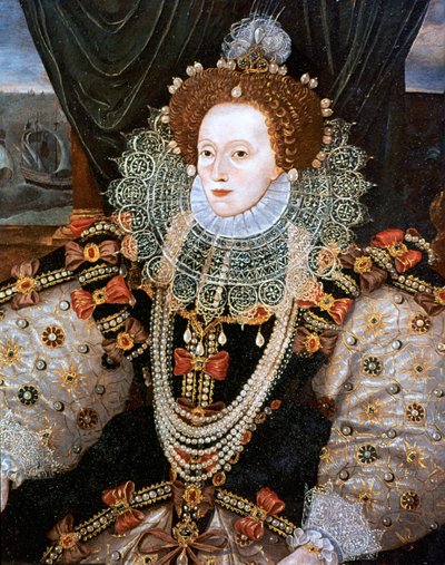 Elizabeth I, dronning av England og Irland, c1588 av Unbekannt
