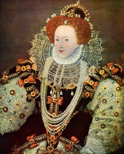 Elizabeth I, dronning av England og Irland, c1588, c1902-1905 av Unbekannt