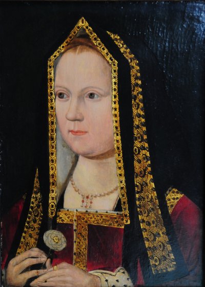 Elizabeth av York 1465-1503, ca 1502 av Unbekannt