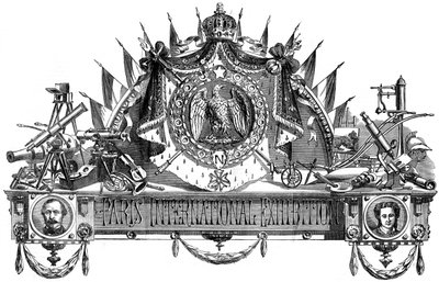 Emblem til Paris internasjonale utstilling, 1867 av Unbekannt