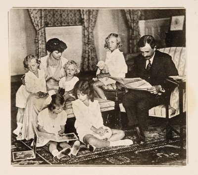 Keiser Charles I og hans familie i eksil, 1920-tallet. av Unbekannt