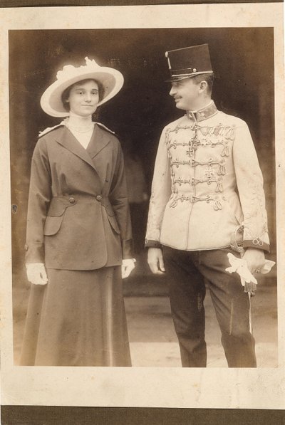 Keiser Karl I av Østerrike 1887-1922, med keiserinne Zita. av Unbekannt