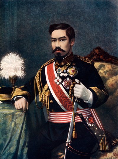 Keiser Meiji av Japan, slutten av det 19.-begynnelsen av det 20. århundre av Unbekannt