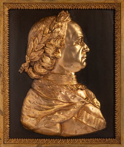 Keiser Peter I den store basrelieff, 1800-tallet. av Unbekannt