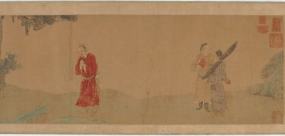 Keiser Shi Le ærer en buddhistisk munk, 1368-1644. av Unbekannt