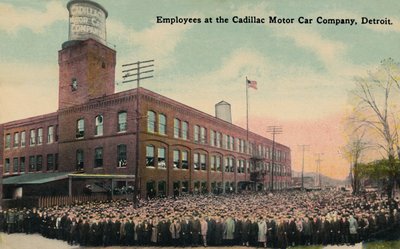 Ansatte ved Cadillac Motor Car Company, Detroit, ca. 1930-tallet. av Unbekannt