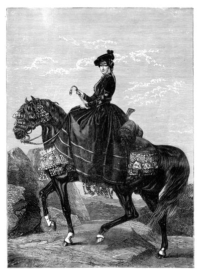 Keiserinne Eugenie de Montijo 1826-1920 av Unbekannt