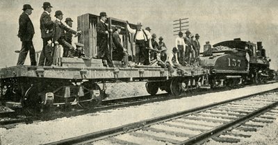 På vei til utendørsstudioet, 1901. av Unbekannt
