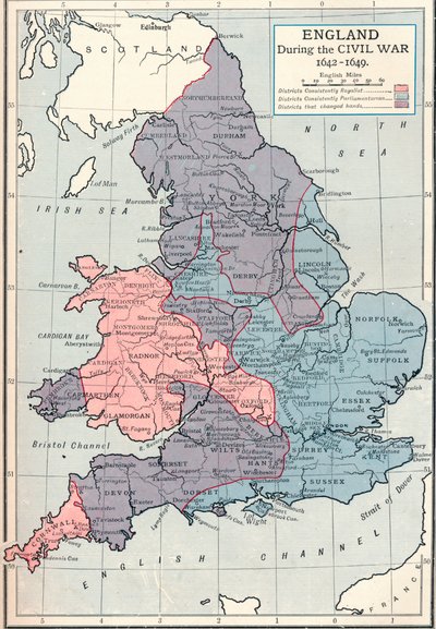England under borgerkrigen, 1642-1649 1905 av Unbekannt