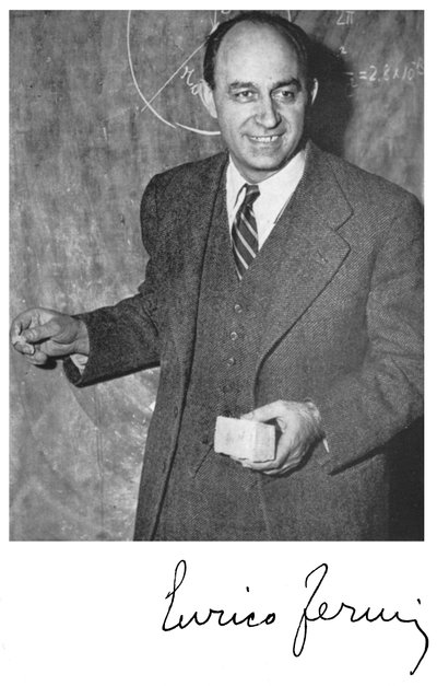 Enrico Fermi , italienskfødt amerikansk kjernefysiker av Unbekannt