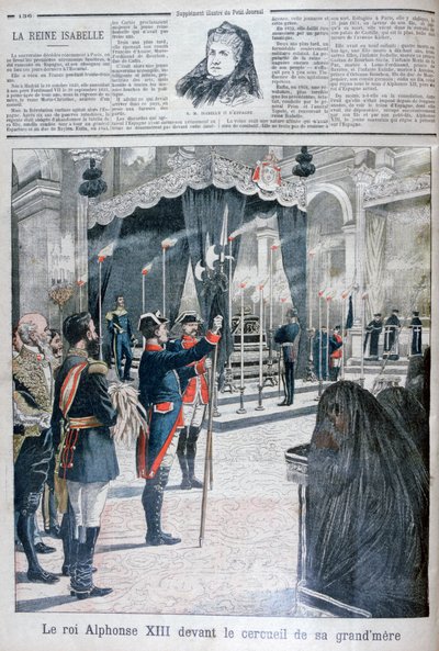 Begravelse av Isabella II av Spania, klosteret El Escorial, 1904 av Unbekannt