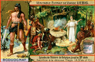 Episoder i Belgias historie frem til 1200-tallet: Boduognatus, c1900 av Unbekannt