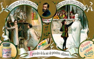 Episoder av The Life of Famous Painters: Michelangelo, c1900 av Unbekannt