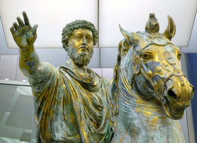 Rytterstatue av Marcus Aurelius, 161-180 av Unbekannt