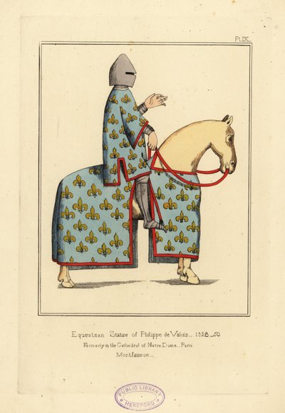 Rytterstatue av Philippe VI de Valois, konge av Frankrike av Unbekannt
