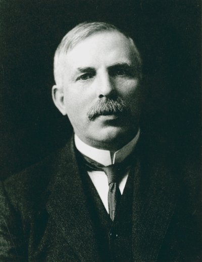 Ernest Rutherford 1871-1937, nobelprisvinnende atomfysiker, c1908 av Unbekannt