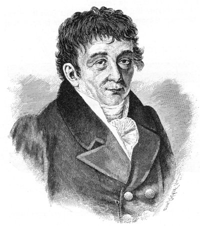 Ernst Florens Friedrich Chladni , tysk fysiker, c1895 av Unbekannt