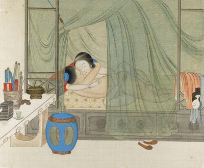 Erotisk scene, 1800-tallet av Unbekannt