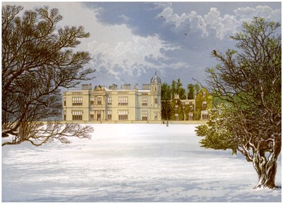 Eshton Hall, Yorkshire, hjemmet til Baronet Wilson, c1880 av Unbekannt