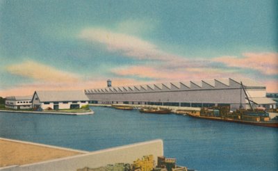 Eternit asbest-sement takmaterialfabrikk, Barranquilla, c1940-tallet av Unbekannt