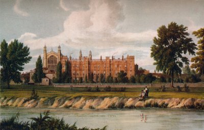 Eton College fra elven, 1911, 1914. av Unbekannt