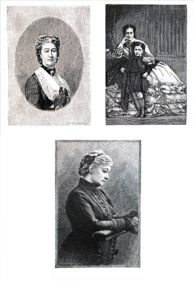 Eugénie de Montijo. av Unbekannt