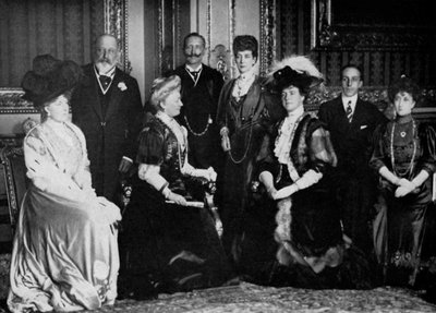 Europeiske kongelige ved Windsor Castle, 17. november 1907 1964 av Unbekannt