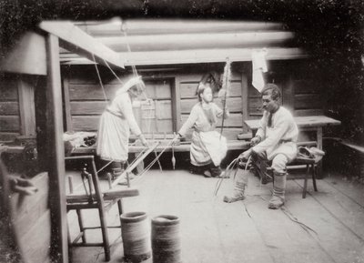Mari-folkets hverdag, Russland, c1880-c1890s av Unbekannt