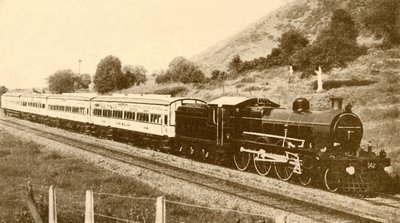 Ekspresstog, Bombay, Baroda og Central India Railway, 1930. av Unbekannt