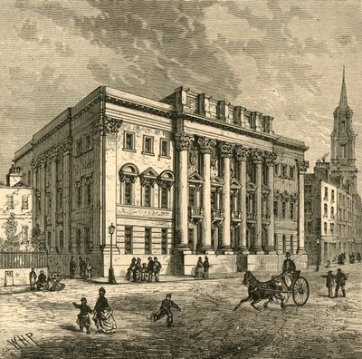 Eksteriør av Goldsmiths Hall, 1897. av Unbekannt