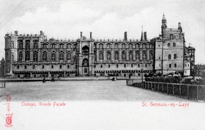Fasade av Chateau de St Germain-en-Laye, Frankrike av Unbekannt