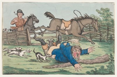 Fallen Rider, 1780-1820. av Unbekannt