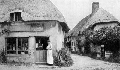 Familiekjøpmann, hjørnet av Bradford Peverell, Wessex, c1922 av Unbekannt