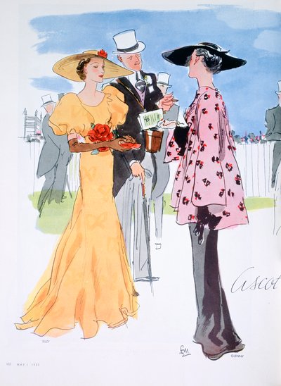 Moteillustrasjon, 1935 av Unbekannt